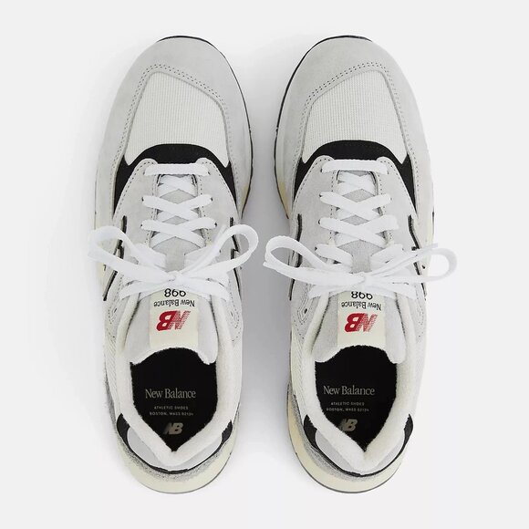 New Balance 998 Shoes in Grey and Black main image 4